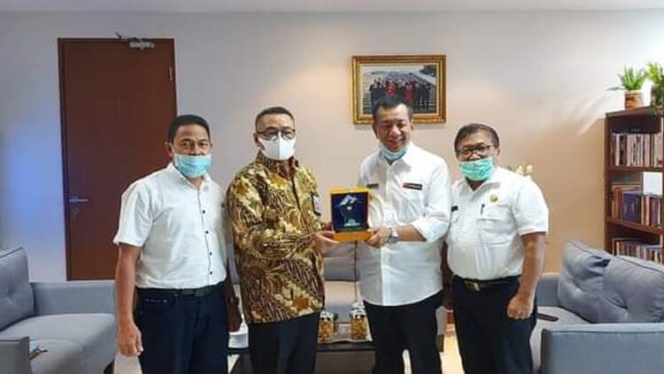 Bupati Pessel Rusma Yul Anwar bertemu dengan Deputi Perumahan Kementerian PUPR.
