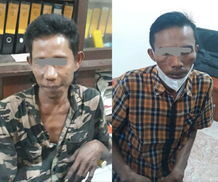 Dua orang lelaki diamankan Polresta Padang karena diduga memalak pemilik panti asuhan.
