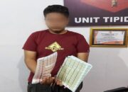 Pria 28 Tahun Ditangkap Karena Edarkan Materai Palsu di Arosuka Solok