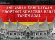 Anugerah Kebudayaan Sumbar 2021 Digelar, Ini Kategorinya