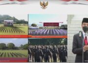 Presiden Jokowi Lantik 700 Perwira TNI dan Polri Tahun 2021