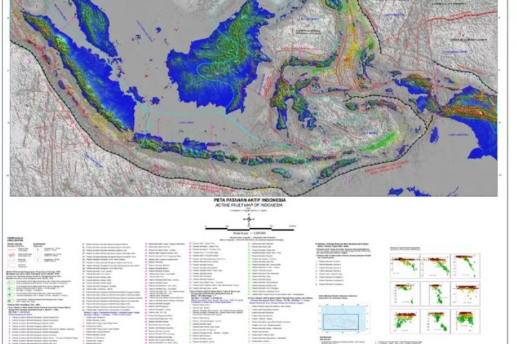 Badan Geologi Kementerian ESDM meluncurkan peta patahan aktif sebagai solusi mitigasi bencana geologi di Indonesia. (ANTARA/HO-Kementerian ESDM)