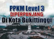Bukittinggi Kembali Perpanjang PPKM Level Tiga, Begini Surat Edaran Wali Kota