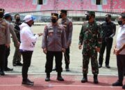 Panglima TNI, Kapolri dan Menpora Tinjau Kesiapan Stadion dan Arena Akuatik PON XX
