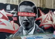 Viral Mural Wajah Mirip Jokowi dengan Tulisan 404 Not Found, Ini Artinya