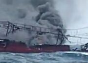KM Hentri Terbakar di Perairan Kepulauan Tanimbar Maluku, 25 ABK Hilang