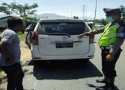 Pakai Pelat Nomor tak Sesuai Ketentuan, Tiga Kendaraaan Terjaring Razia Gabungan di Bypass Padang