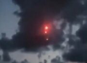Meledak di Langit, Benda Bercahaya Jatuh di Aceh Viral