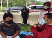 700 Warga Ikuti Dendang 1.000 Vaksin Polsek Sangir Batang Hari Bersama Bang Jimi