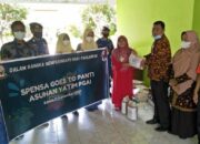 Libatkan Ditpolairud Polda Sumbar, SMPN 1 Padang Sebar Ratusan Paket Sembako ke Tiga Panti Asuhan