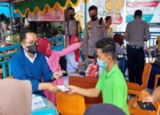 Polsek Luki Besok Vaksinasi Massal di Pasar Bandar Buat, Ada Hadiahnya Lho!