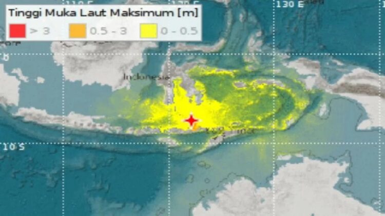 Gempa 7 5 Sr Guncang Ntt Bmkg Keluarkan Peringatan Dini Tsunami