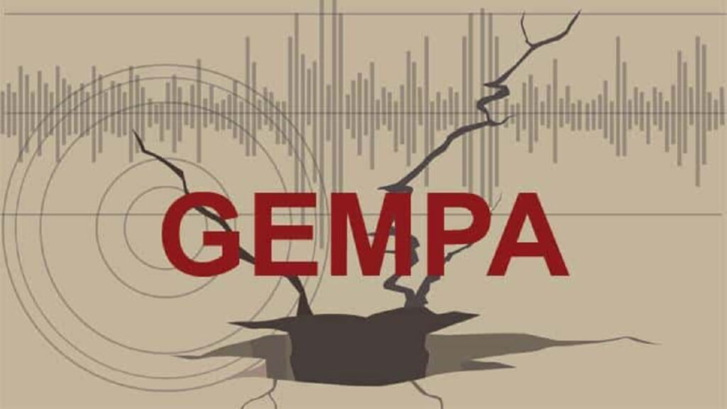 Ilustrasi gempa. (net)