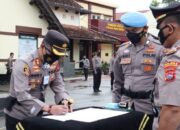 Kapolres Bukittinggi Pimpin Serah Terima Jabatan Kapolsek dan Kasat