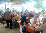 700 Dosis Vaksin Disalurkan saat Vaksinasi Massal di Kecamatan Padang Timur