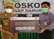 OJK dan IJK Serahkan Rp750 Juta Bantu Korban Erupsi Gunung Semeru