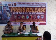 Pengungkapan Kasus Narkoba Sepanjang 2021, Polresta Padang Amankan 80 Kg Ganja Kering