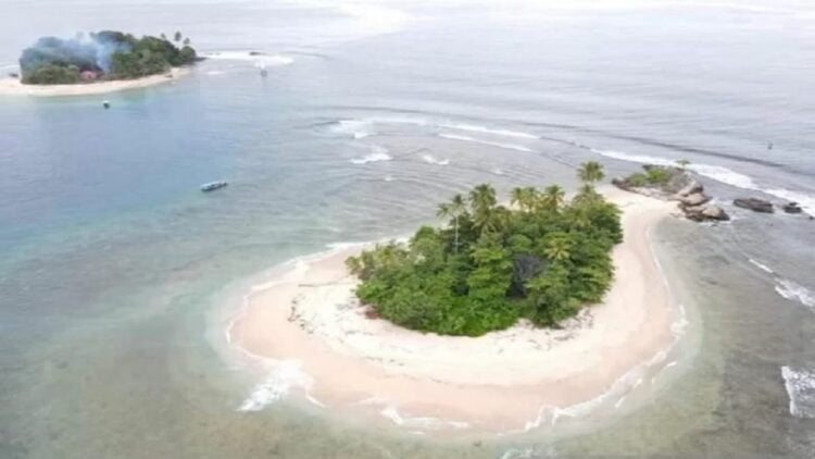 Kawasan Pulau Simangki di Kabupaten Pesisir Selatan. (Antara/Teddy Setiawan)