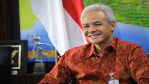 Gubernur Jawa Tengah Ganjar Pranowo disebut kandidat terkuat di Pilpres 2024