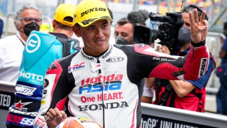 Pembalap Moto3 asal Indonesia, Mario Aji.
