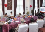 Wakapolda Sumbar Ikuti Zoom Meeting Bersama Wakapolri di GSG Semen Padang
