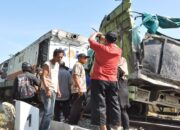 Truk yang Dihantam KA Si Binuang Terseret hingga 50 Meter, Satu Halte Trans Padang Rusak