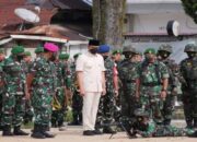 Apel Gelar Pasukan Jelang Kedatangan Wapres, Dandrem: Tugas Pengamanan Harus Dilaksanakan Maksimal