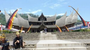 Istano Basa Pagaruyung di Kabupaten Tanah Datar, Sumbar. (Antara/Etri Saputra)
