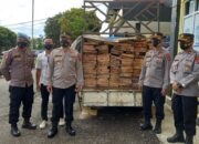 Polres Dharmasraya Tangkap Pengangkut Hasil Hutan Tanpa Dokumen yang Sah