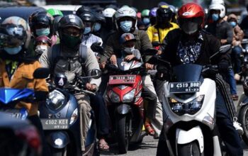 Ilustrasi pemudik motor. (net)