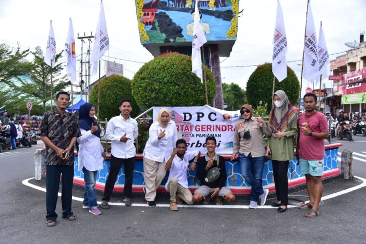 DPC Gerindra Kota Pariaman siap memenangkan Prabowo Subianto sebagai Presiden dan Andre Rosiade Gubernur Sumbar.