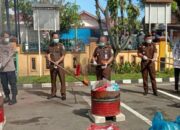 40 Kg Ganja Kering Barang Bukti Kasus Narkoba Dimusnahkan Kejari Padang