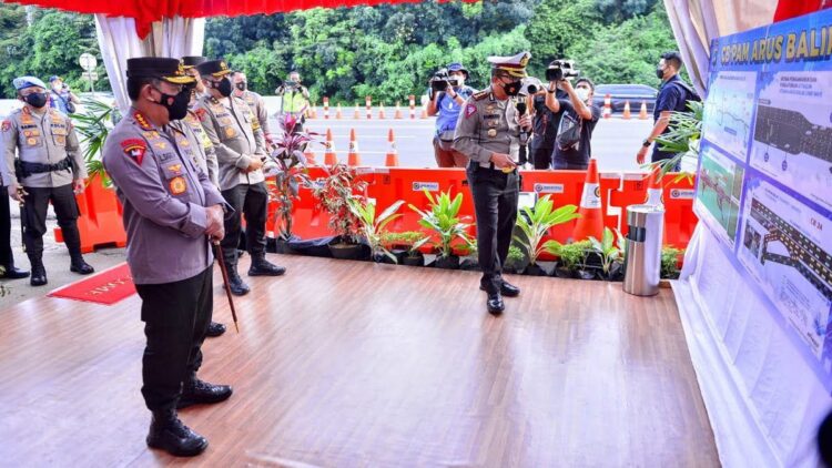 Kapolri cek kesiapan arus balik.