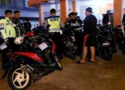 Puluhan Motor Berknalpot Racing Dijaring Satlantas Polres Padang Panjang