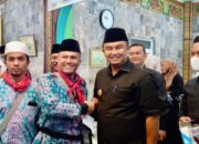 158 Jamaah Calon Haji dari Dharmasraya Dilepas Bupati Sutan Riska