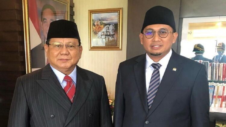 Prabowo Subianto dan Andre Rosiade