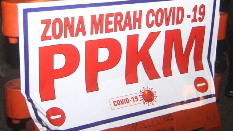 Ilustrasi pemberlakuan pembatasan kegiatan masyarakat. (Foto: Antara)