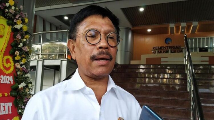 Menteri Komunikasi dan Informatika Johnny Gerard Plate. (net)