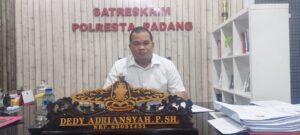 Kasat Reskrim Polresta Padang Kompol Dedy Ardiansyah Putra