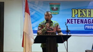 Wakil Gubernur Sumatera Barat, Audy Joinaldy membuka rapat koordinasi Ketenagakerjaan dan Ketransmigrasian serta tranformasi digital Provinsi Sumbar di Kyriad Hotel Padang, Kamis lalu.