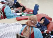 Rangkaian HUT ke-74, Polwan Polda Sumbar Gelar Donor Darah