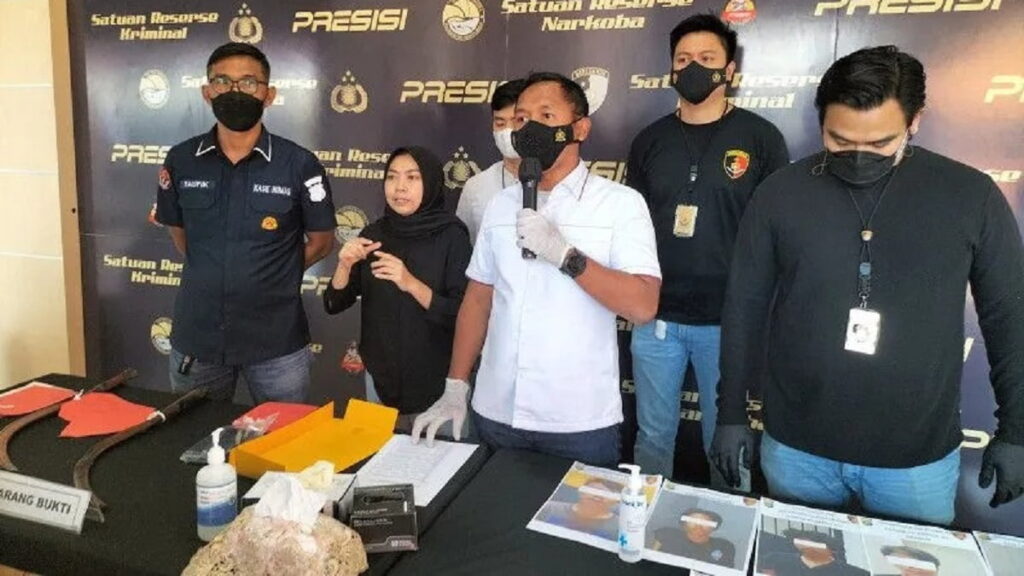 press rilis penangkapan ketua kelompok begal di Jakarta