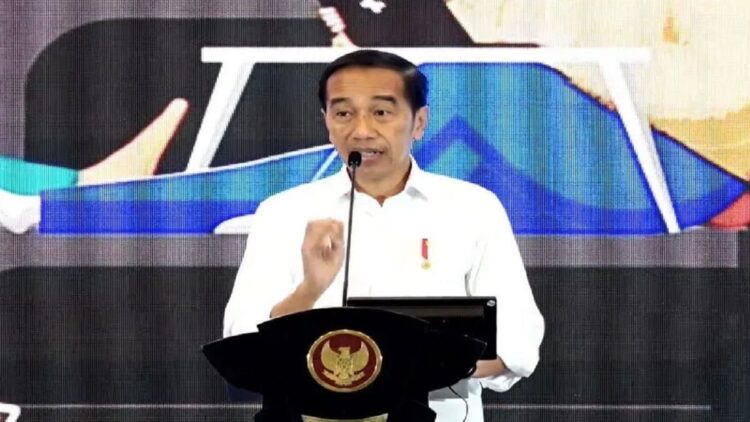 Tangkapan layar - Presiden Joko Widodo menyampaikan sambutan sebelum membuka BUMN Startup Day di ICE BSD City, Tangerang, Banten, Senin (26/9/2022). ANTARA/Gilang Galiartha