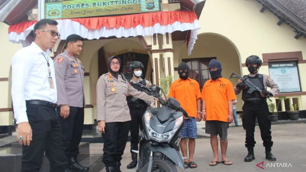 Driver ojol di Bukittinggi maling motor