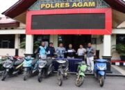 Polres Agam Ungkap Enam Kasus selama Operasi Sikat, 7 Tersangka Ditangkap
