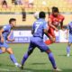 Semen Padang FC saat melawan PSPS Riau