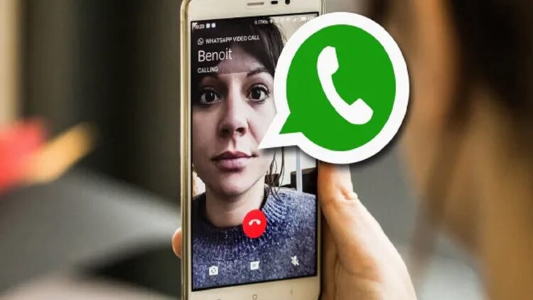 Ilustrasi video call WhatsApp. (net)
