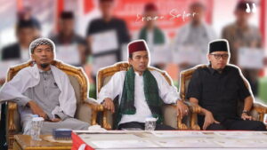 Wako Bukittinggi Erman Safar saat bersama Ustad Abdul Somad dan Ustad Jel Fatullah