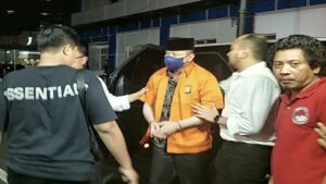 Eks Kapolda Sumatera Barat Irjen Teddy Minahasa resmi ditahan di Ruang Tahanan Narkoba Polda Metro Jaya, Senin (24/10/2022).(KOMPAS.com/Tria Sutrisna)