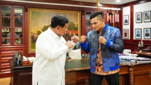 Menhan Prabowo bertemu Jeka Saragih